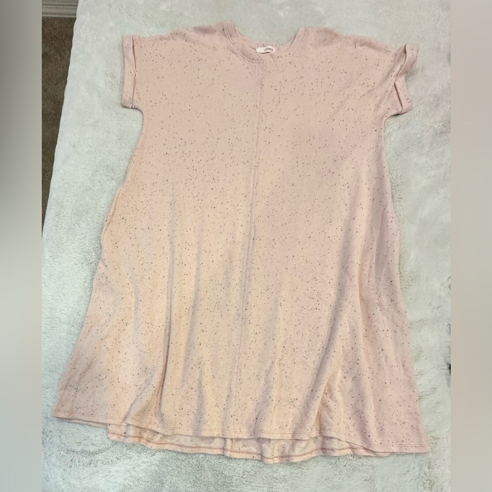 Cherish confetti style sweatshirt dress with pockets size medium